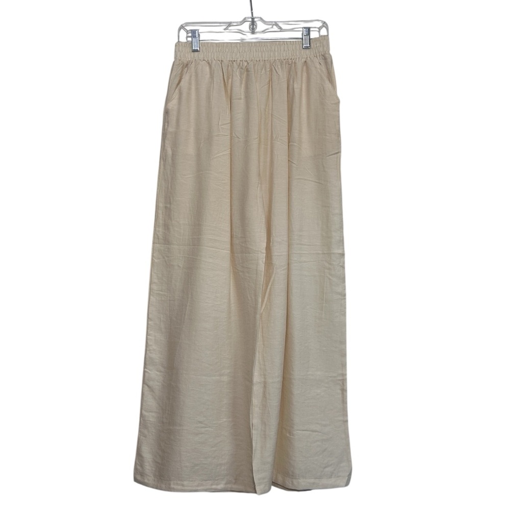 Women's Cream Wide-Leg Pants & Vest Set - Picture 9 of 14